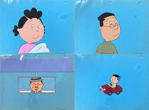 アニメ『サザエさん』セル画4枚を大田区でお買取りしました。